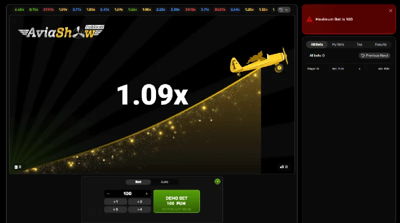 Aviashow Skärmdump