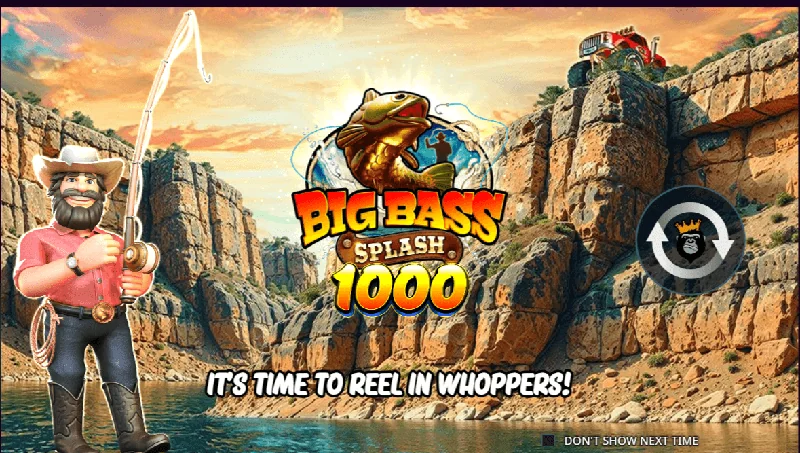 Skärmdump av Big Bass Splash 1000