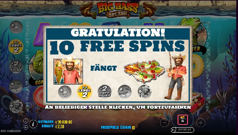 Big Bass Splash Skärmdump