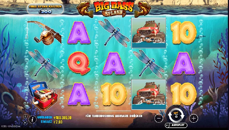 Big Bass Splash Skärmdump