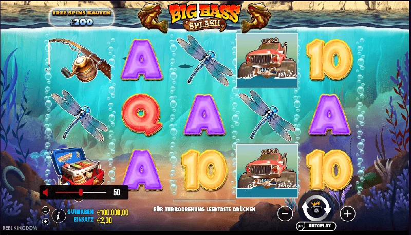 Big Bass Splash Skärmdump