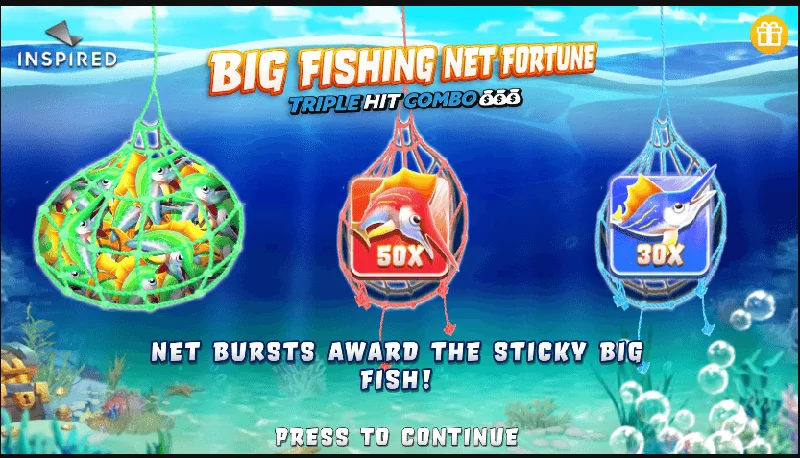 Big Fishing Net Fortune Skärmdump