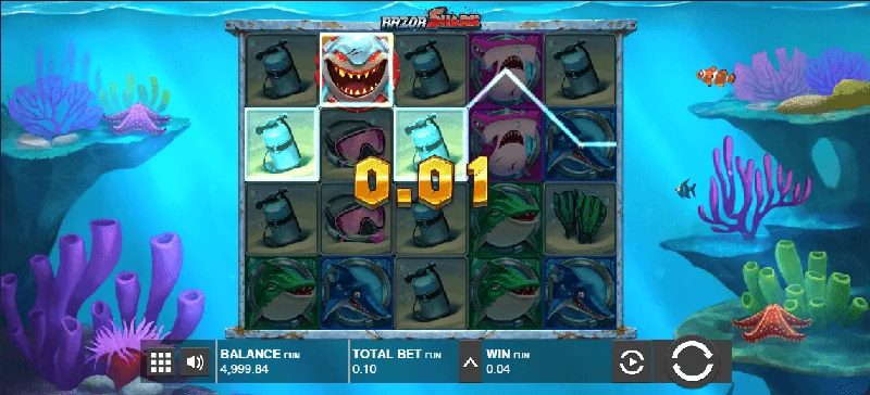 Razor Shark Skärmdump