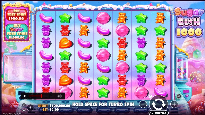Sugar Rush 1000 Skärmdump