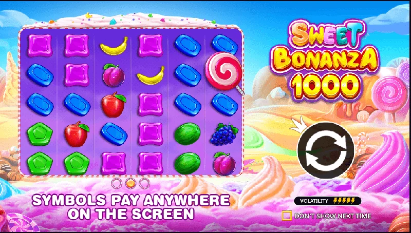 Sweet Bonanza 1000 Skärmdump