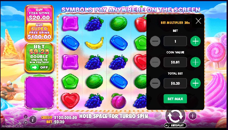 Sweet Bonanza 1000 Skärmdump