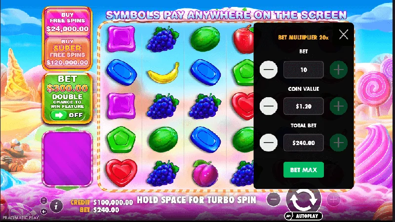 Sweet Bonanza 1000 Skärmdump