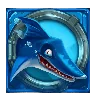 Razor Shark Blå Haj Symbol