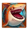 Razor Shark Orange Haj Symbol