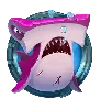 Razor Shark Rosa Haj Symbol