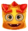 Reactoonz 100 Orange Tvåögd Symbol