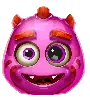 Reactoonz 100 Rosa Tvåögd Symbol